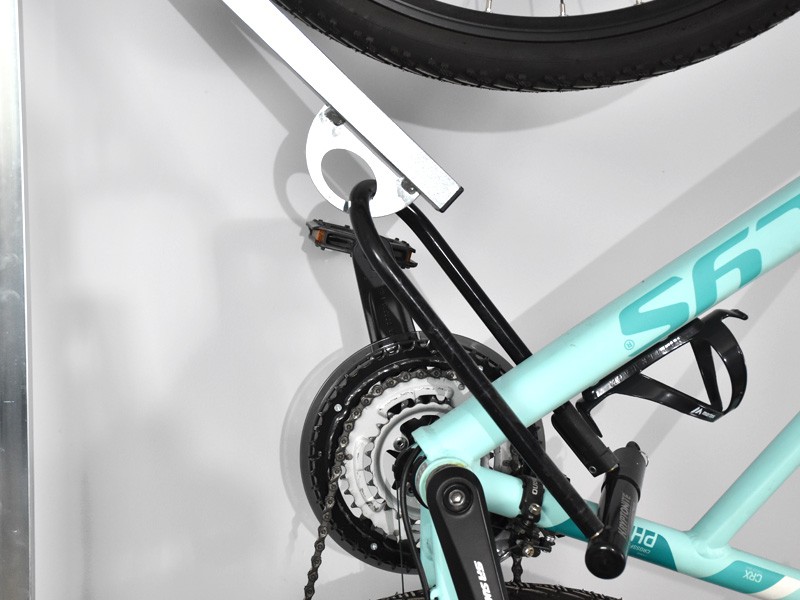 Fahrradwandhalter Megan für 1 Fahrrad, verstellbar, Höhe 182,5 cm – Foto 7