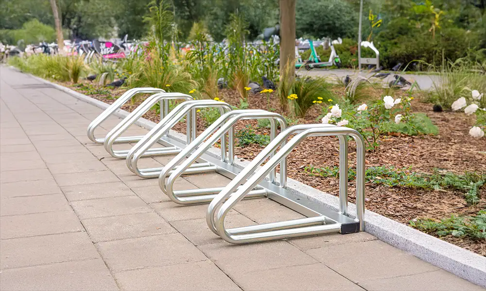 Flora bike rack, 5 spaces