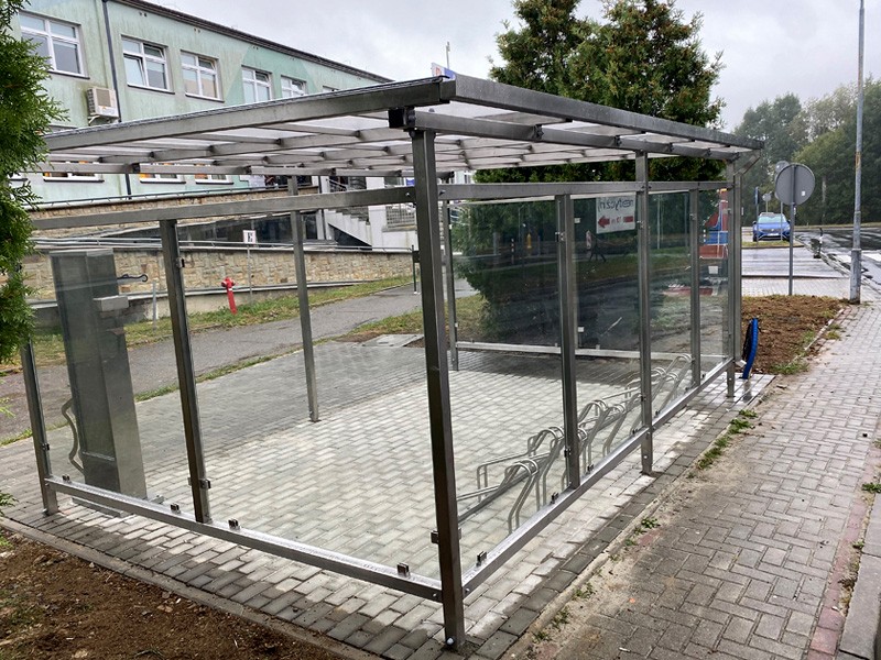 Liza enclosed bike shelter, 10 spaces, 420x355 cm – photo 4