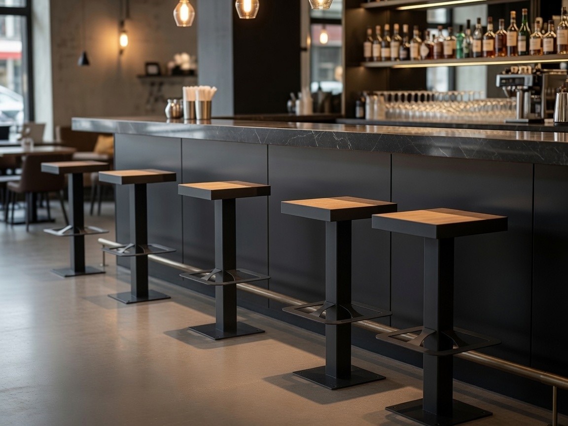 Bronisław steel urban stool – photo 2