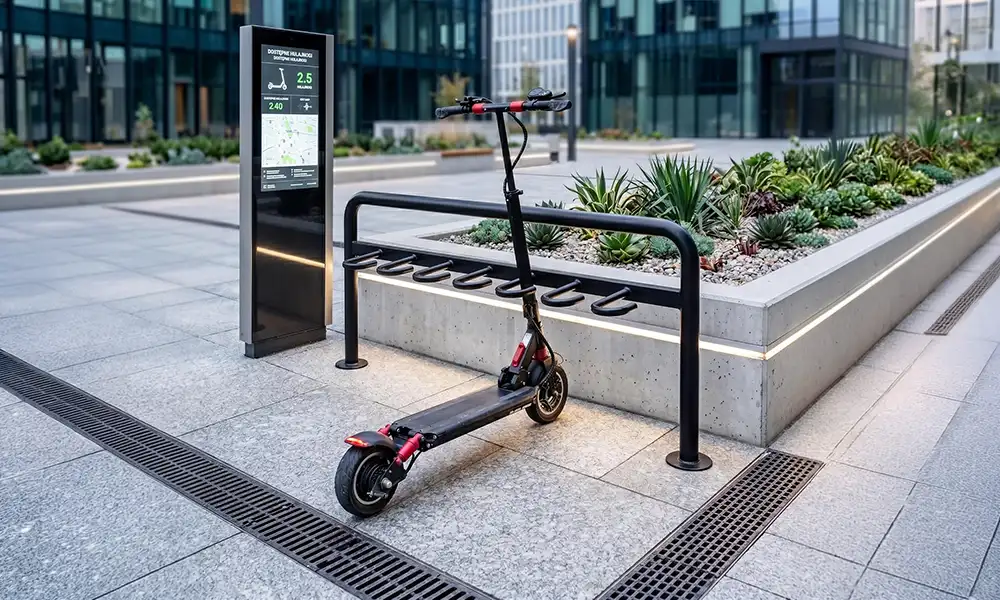 Niko scooter rack, 7 spaces