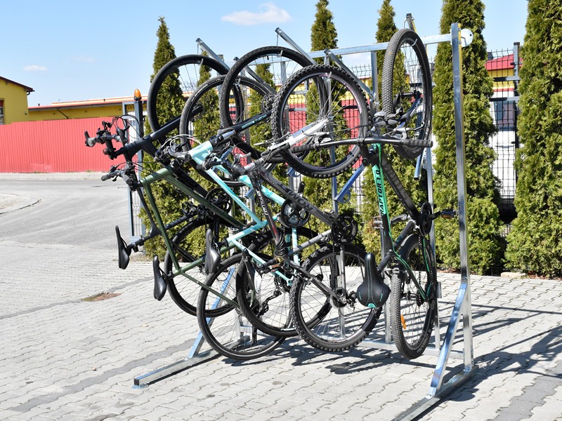 Fahrradhalter Megan, 6 Stellplätze, mit Gestell – Foto 4