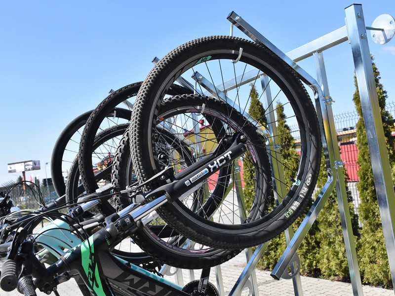 Fahrradhalter Megan, 6 Stellplätze, mit Gestell – Foto 7