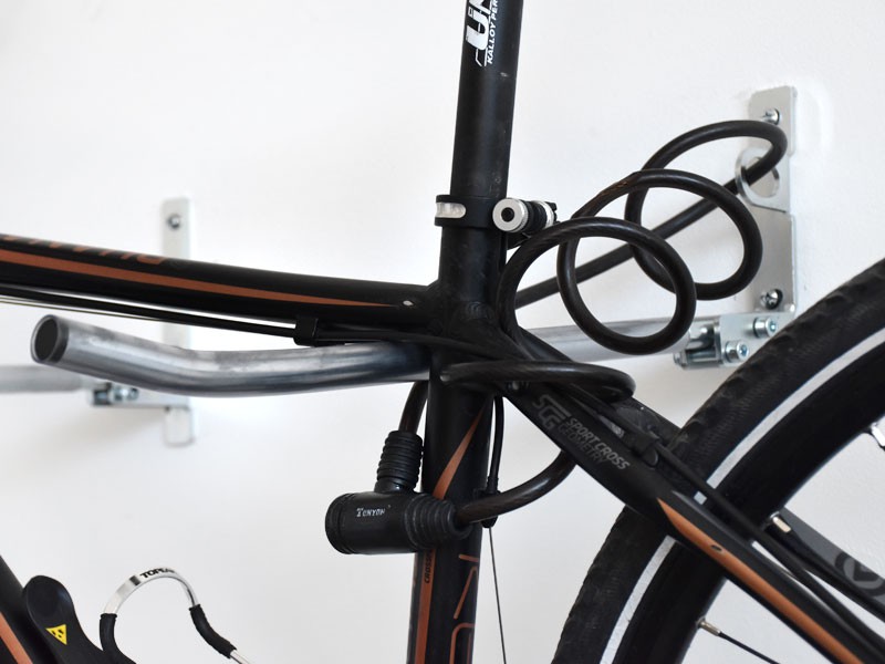 Fahrradwandhalter Darina, 2 Stellplätze, schwarz – Foto 12