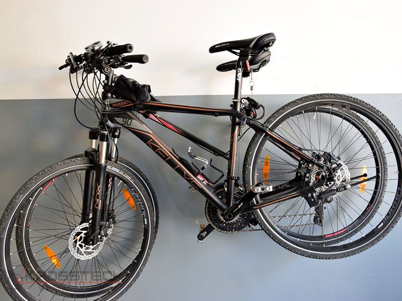 Fahrradwandhalter Darina, 2 Stellplätze, schwarz – Foto 14