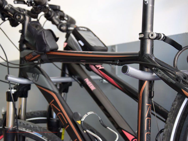 Fahrradwandhalter Darina, 2 Stellplätze, schwarz – Foto 15
