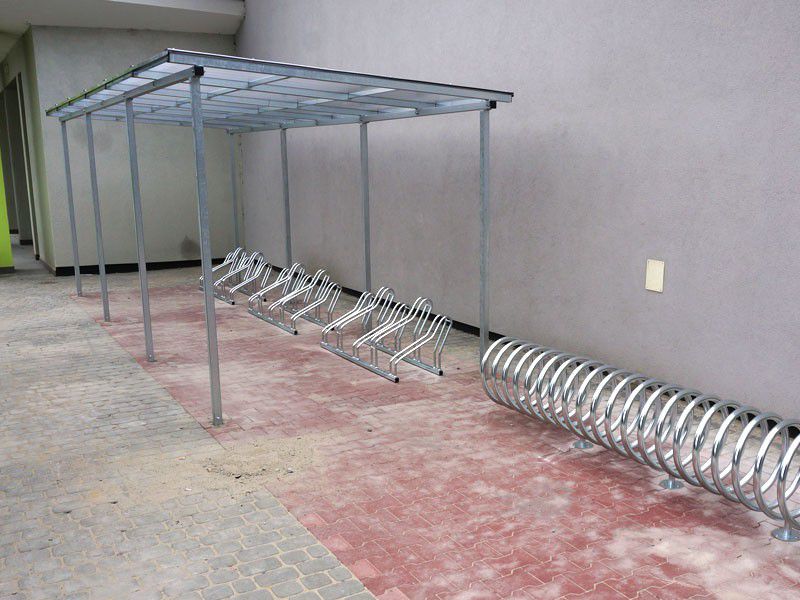Liza open bike shelter, 20 spaces, 840 cm – photo 4