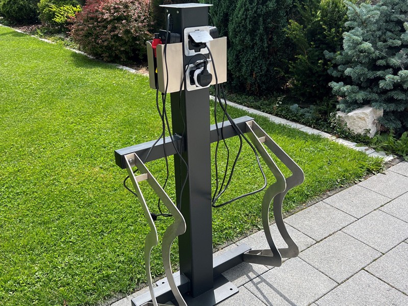 Fahrradständer Nicolas, 2 Stellplätze, mit E-Bike-Ladefunktion – Foto 4