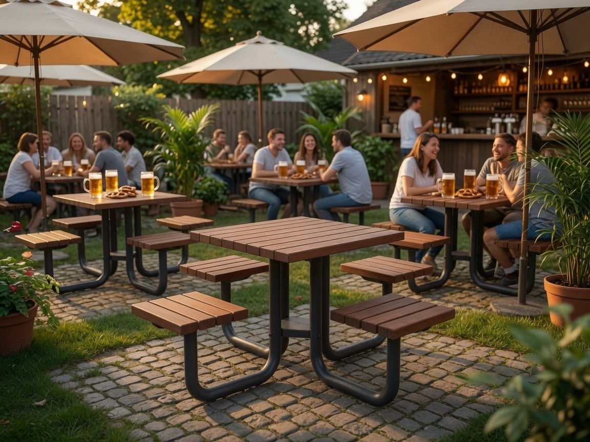 Lechosław Picnic Table with Seats 180 cm – photo 2