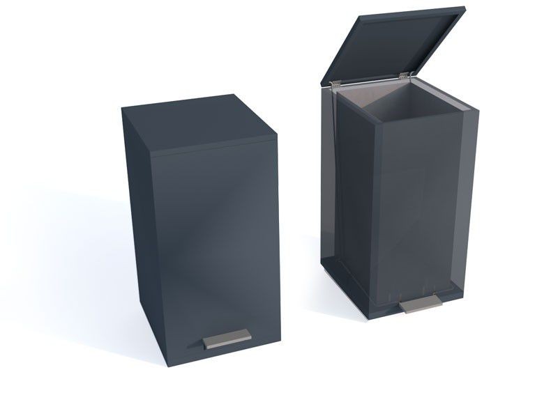 Konrad 60 l Pedal Street Litter Bin – photo 4