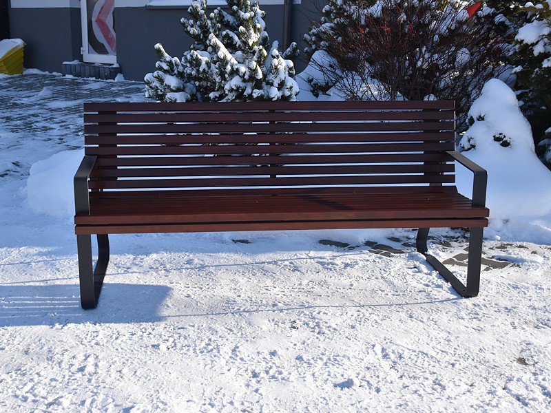 Jordan Park Bench with Backrest, 180 cm – photo 4