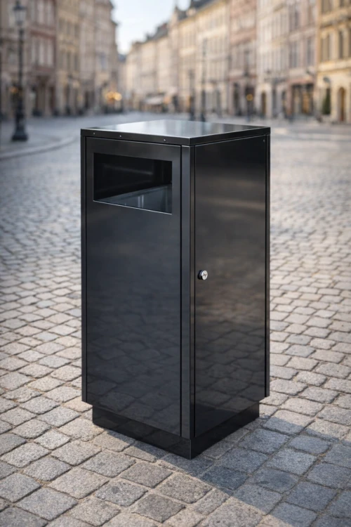Klaudia 70 l Freestanding Street Litter Bin – photo 3
