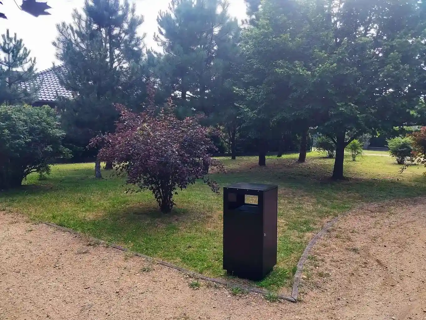 Klaudia 70 l Freestanding Street Litter Bin – photo 6