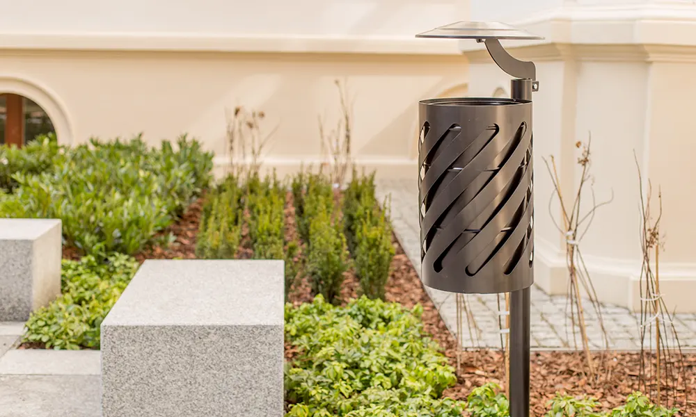 Alexandre Litter Bin 30 l with Canopy and Ashtray – photo 4