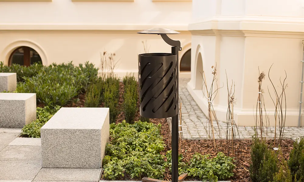 Alexandre Litter Bin 30 l with Canopy and Ashtray – photo 6