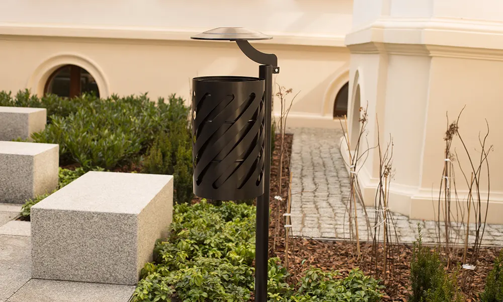 Alexandre Litter Bin 30 l with Canopy and Ashtray – photo 7