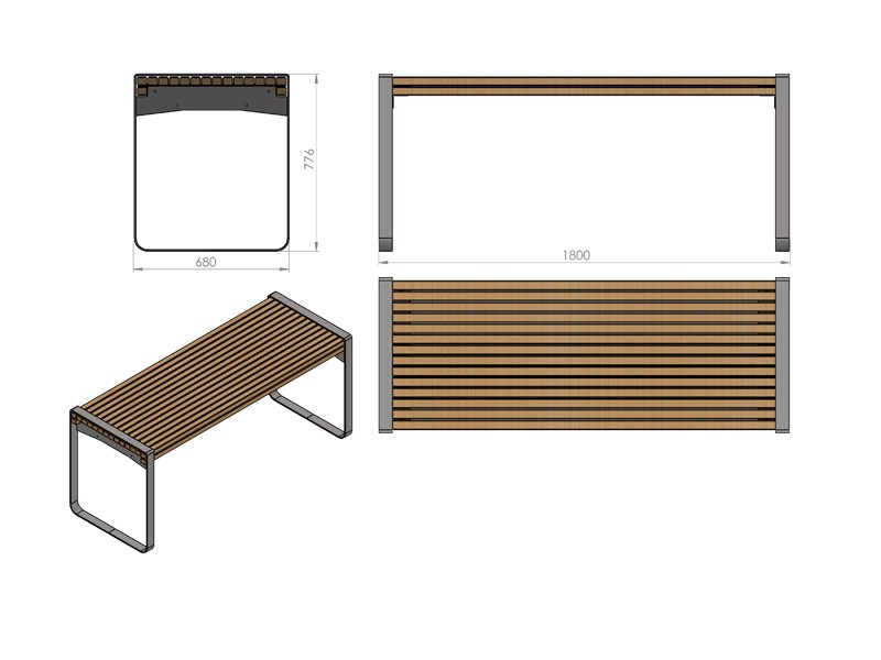 Alessandro Picnic Table – photo 3