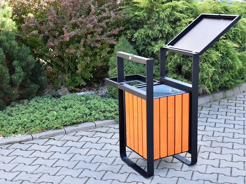 Józef Litter Bin 60 l with Canopy – photo 4