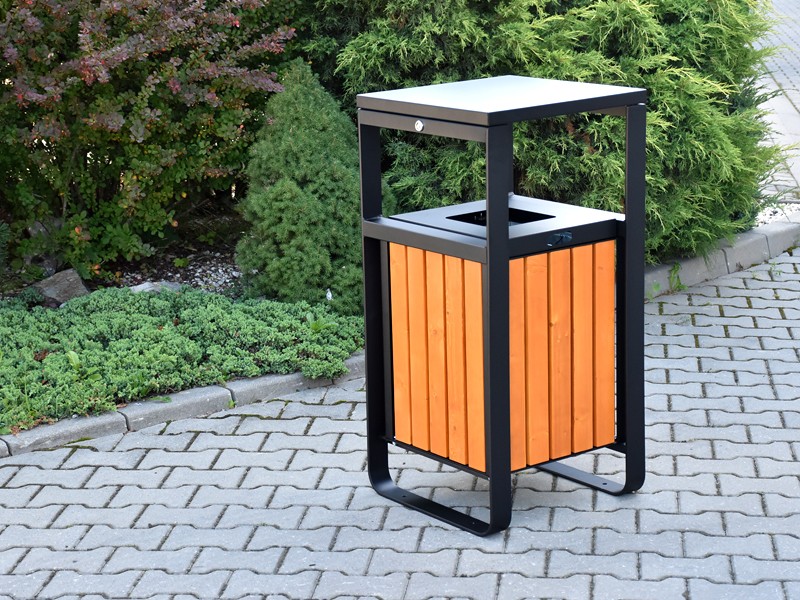 Józef Litter Bin 60 l with Canopy – photo 5