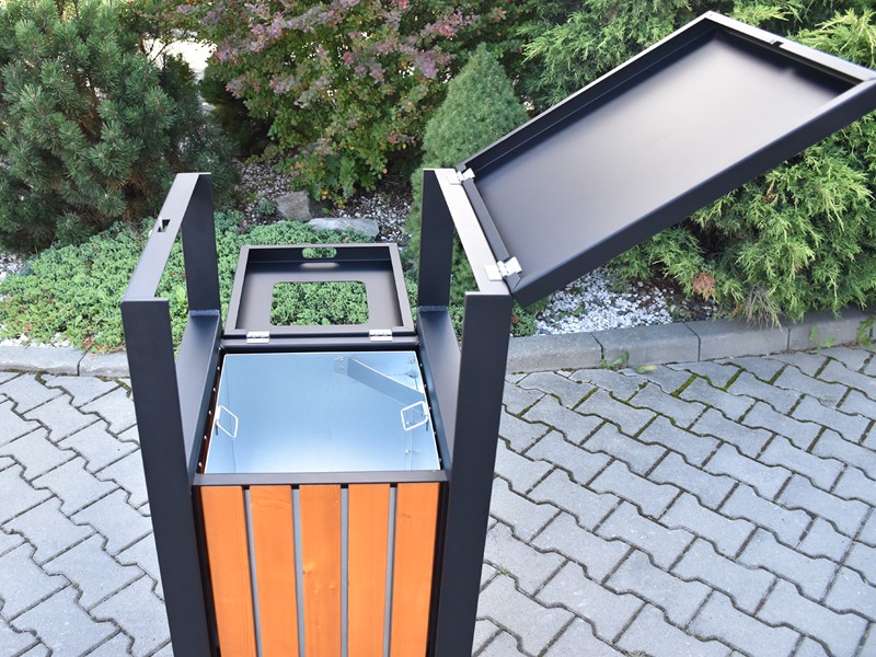 Józef Litter Bin 60 l with Canopy – photo 6