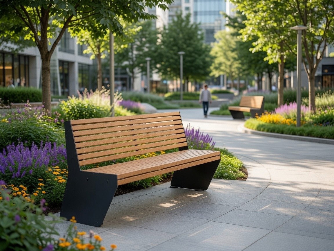 Ricardo Park Bench with Backrest 182 cm – photo 2