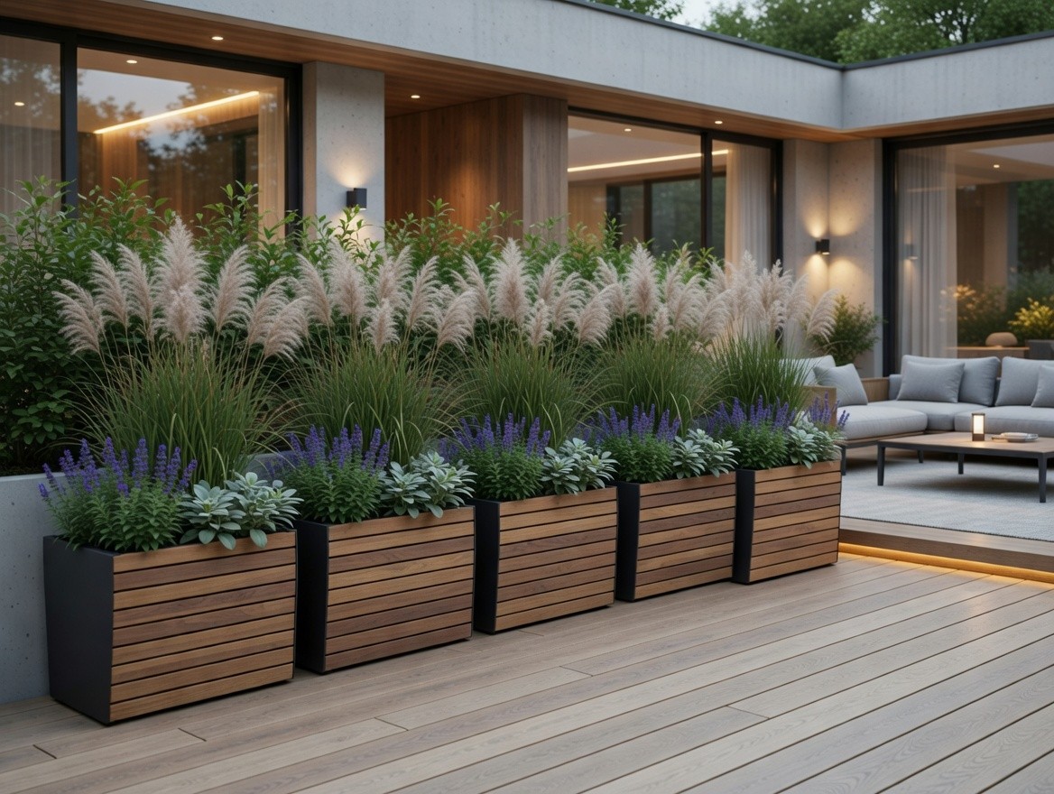 Dieter Urban Planter with Timber Slats – photo 4