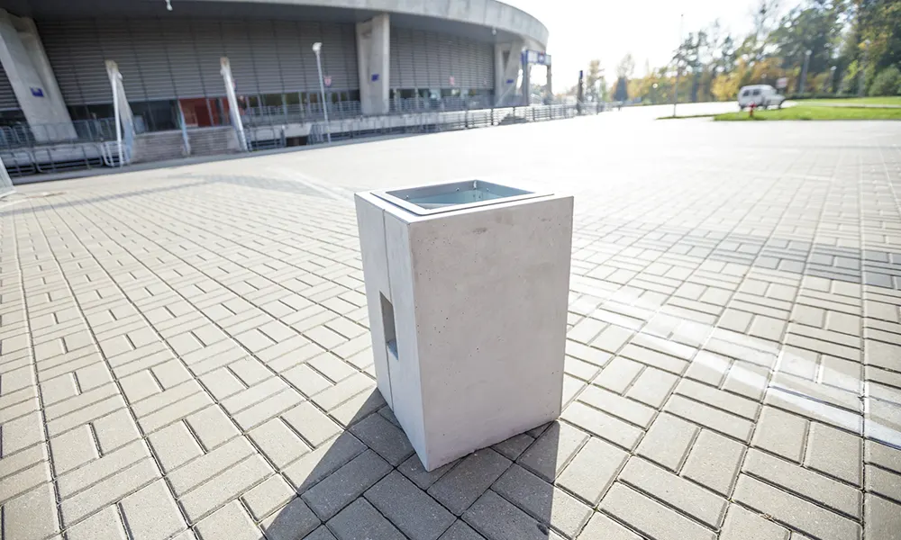Ellen Street Litter Bin 40 l with Ashtray