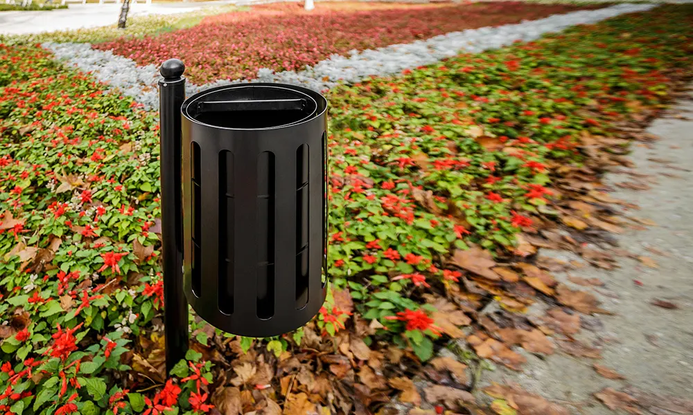 Alexandre Street Litter Bin 30 l with Ashtray – photo 4
