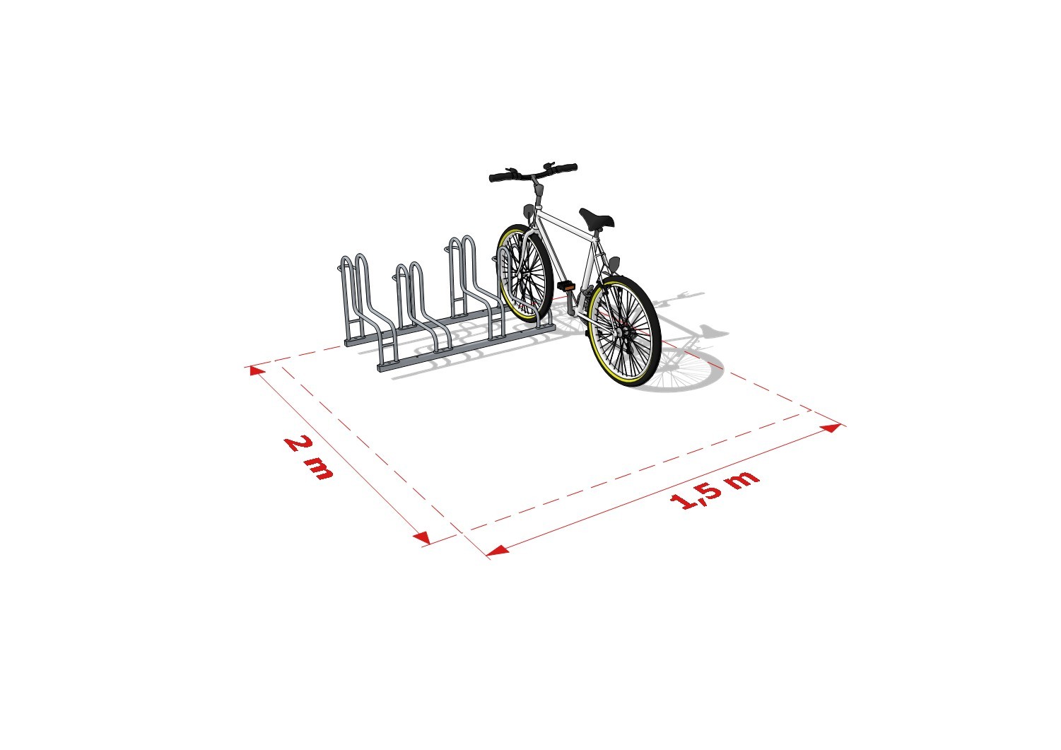 Scarlett 4-Space Bike Rack – photo 9