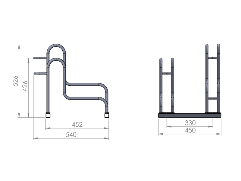 Scarlett 2-Space Bike Rack – photo 7