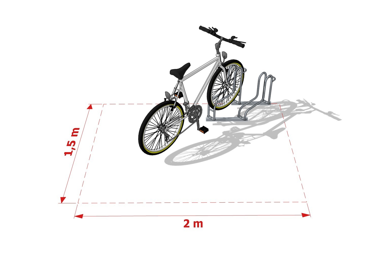 Scarlett 2-Space Bike Rack – photo 8
