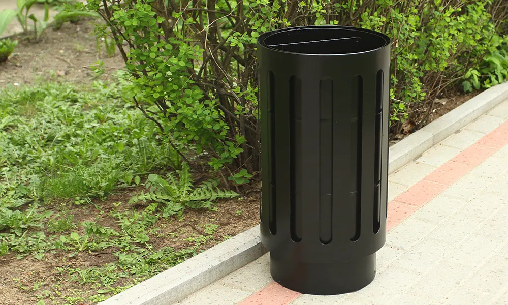 Jagna Street Litter Bin 30 l with Ashtray, Version II – photo 3