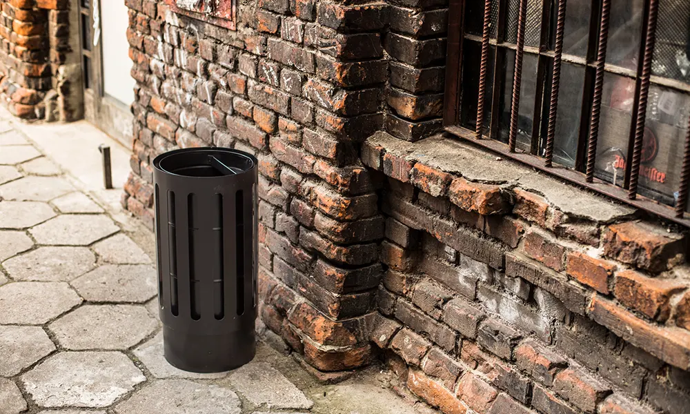 Jagna Street Litter Bin 30 l with Ashtray, Version II – photo 5