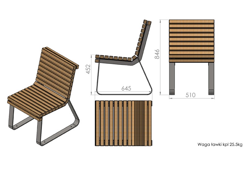 Paolo Park Chair 51 cm – photo 8