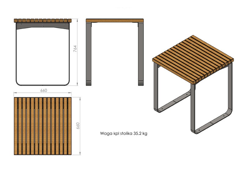 Paolo Coffee Table 66x66 cm – photo 9