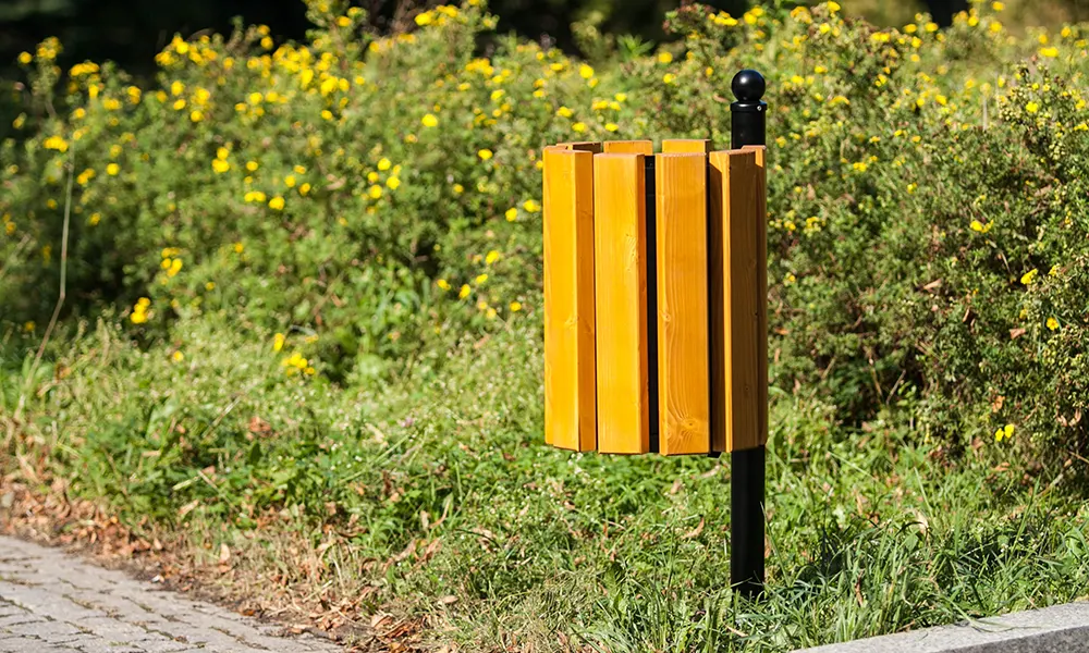 Alicia Street Litter Bin 30 l with Ashtray – photo 13