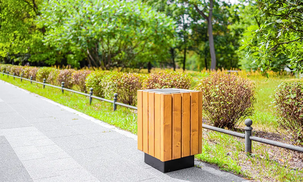 Rainer 40 l Litter Bin with Ashtray