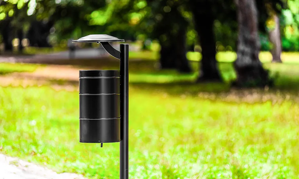 Izolda 30 l Freestanding Litter Bin with Ashtray – photo 4