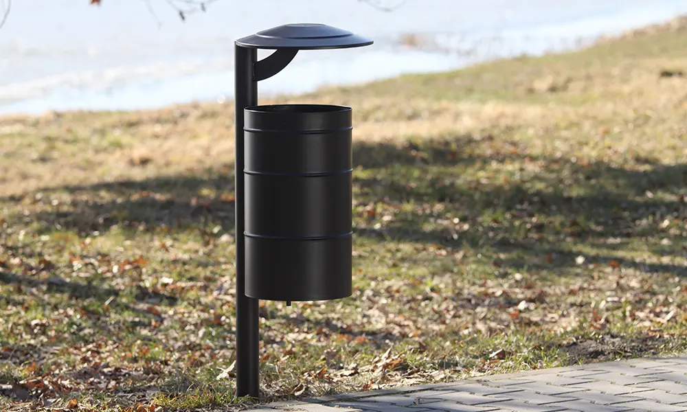 Izolda 30 l Freestanding Litter Bin with Ashtray – photo 5