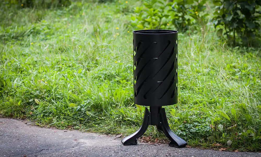Richard 30 l Litter Bin with Ashtray