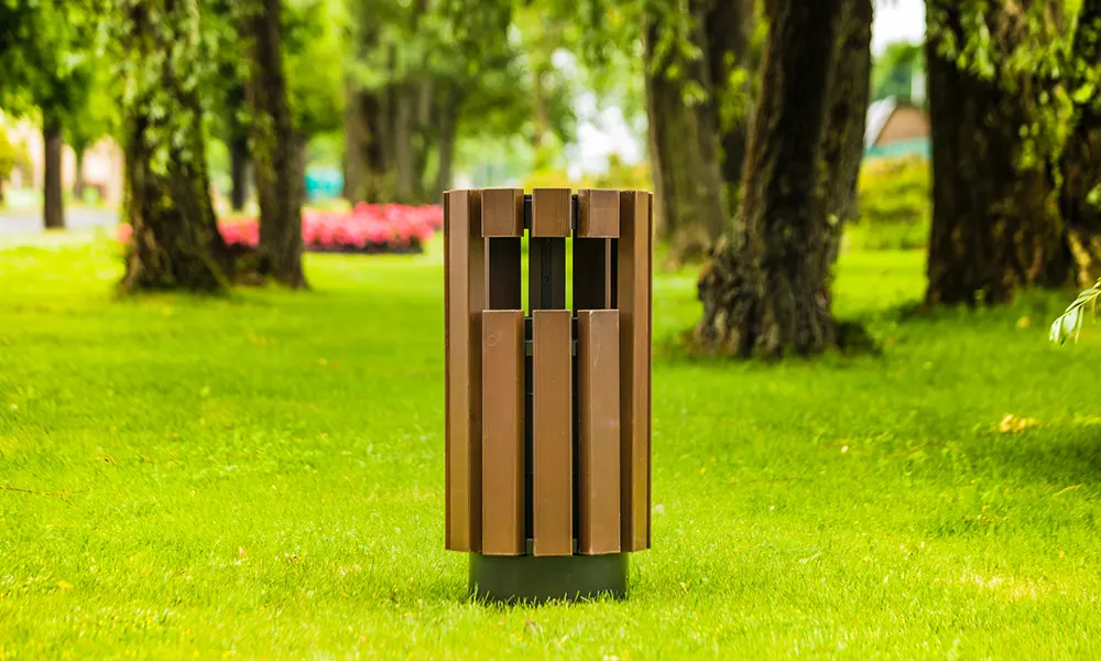 Lech 34 l Street Litter Bin with Ashtray
