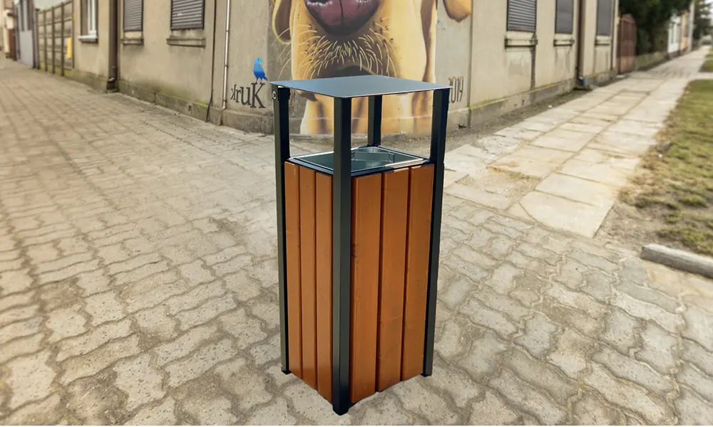 Romuald 75 l Street Litter Bin – photo 5