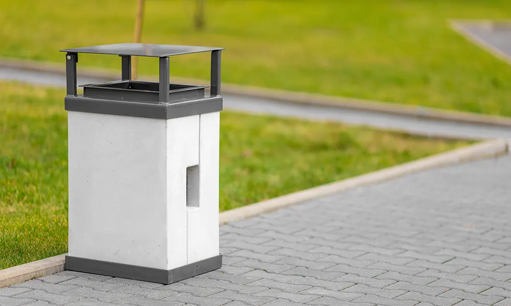 Kosz na śmieci Ellen 40 l z daszkiem – foto 4