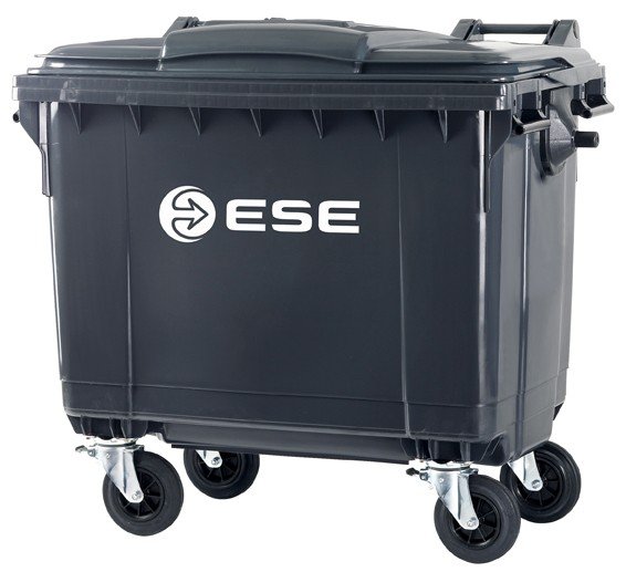 ESE 660 l Waste Container, Black