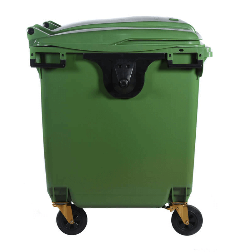 ESE 1100 l Waste Container, Green – photo 3