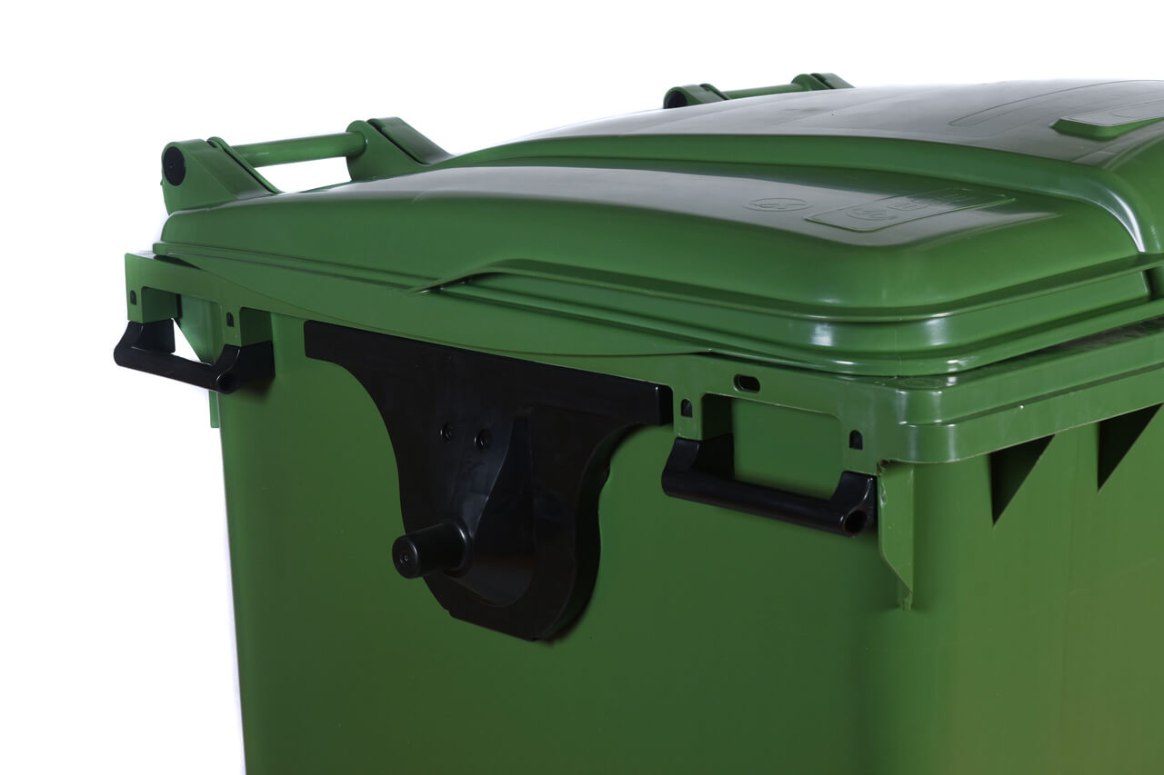 ESE 1100 l Waste Container, Green – photo 4