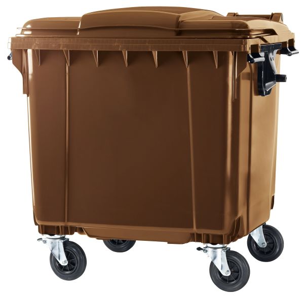 ESE 1100 l Waste Container, Brown