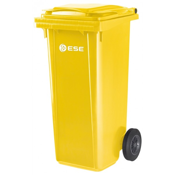 ESE 120 l Wheelie Bin, Yellow