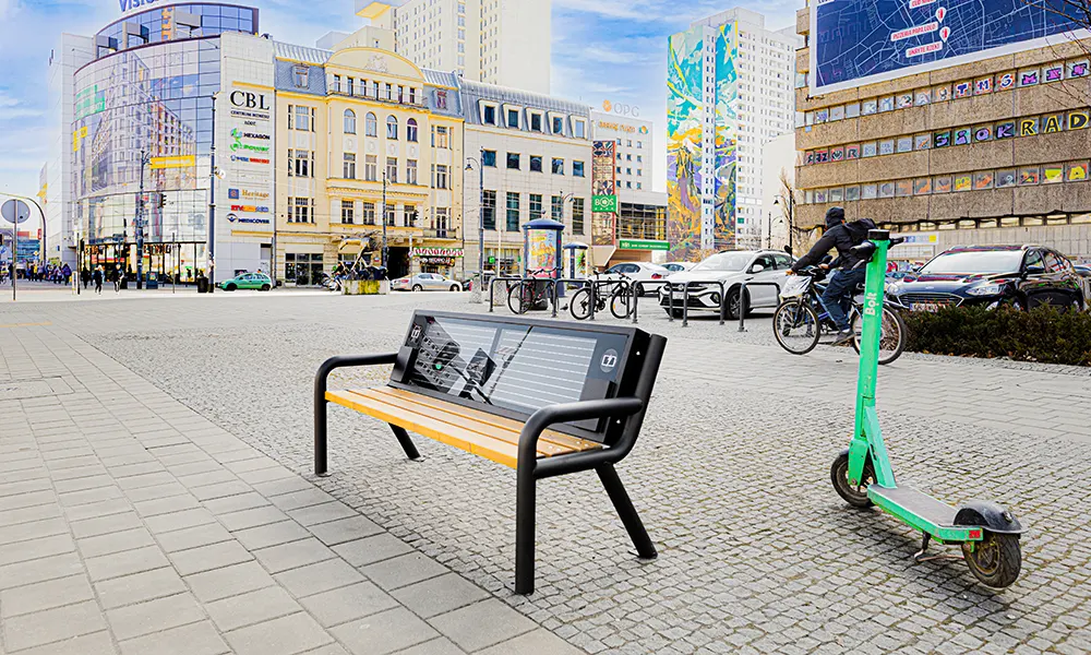 Mattia Solar Bench 184 cm