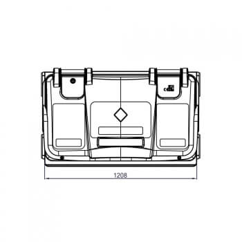 ESE 770 l Waste Container, Green – photo 4